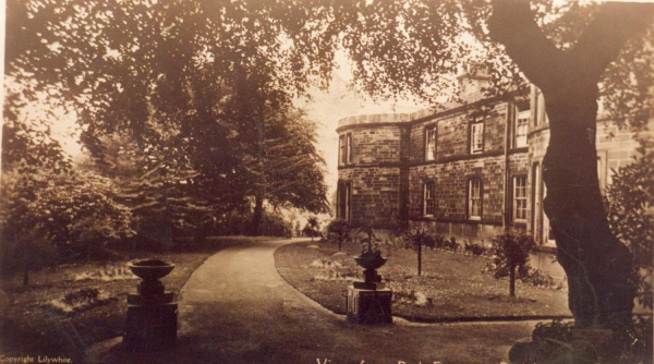 Nuttall Hall, West side. View from Park entrance 
17 - Buildings and the Urban Environment - 04 - Pre-20th century Large Houses and Mansions
Keywords: Bury-Archive