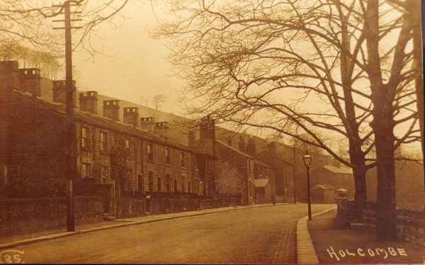 Holcombe village, N. side.  No date
17 - Buildings and the Urban Environment - 05 - Street Scenes
Keywords: Bury-Archive