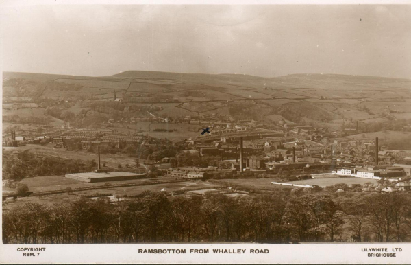 Ram from Whalley Road. P/c [?1930s] 
17 - Buildings and the Urban Environment - 05 - Street Scenes
Keywords: Bury-Archive