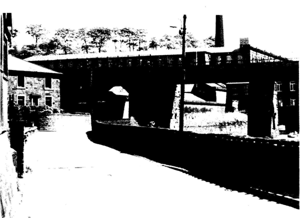 Summerseat view of Brooksbottom Mill under railway bridge
17 - Buildings and the Urban Environment - 05 - Street Scenes
Keywords: Bury-Archive