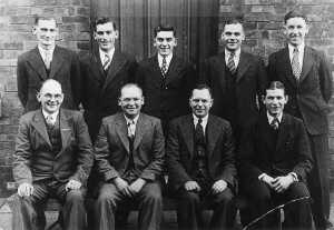 Petch Family Summerseat, shortly after WW2 Family noted because 9 brothers served in Forces, Home Guard or Fire Service, eturned to civilian life unscathed 
people
Keywords: 1985