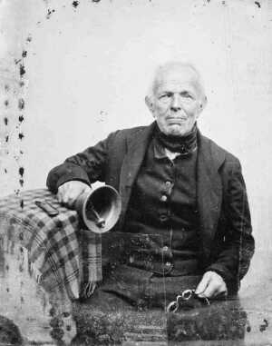 James Bassett, Ramsbottom's last bellman and town crier. Reputedly one of the first pauper apprentices carted up from the city workhouses to work in the Ashton's Ramsbottom Mill 
people
Keywords: 1945