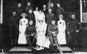 Ramsbottom Cottage Hospital nurses and soldier patients  First World War. WWI
17-Buildings and the Urban Environment-05-Street Scenes-019-Nuttall area
Keywords: 1945