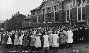 c. 1905 Puils outside Hazelhurst School 
to be catalogued
Keywords: 1945