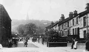Dundee Lane, Rams. [? early c20]  Probably 1904. 
17-Buildings and the Urban Environment-05-Street Scenes-010-Dundee Lane
Keywords: 1945