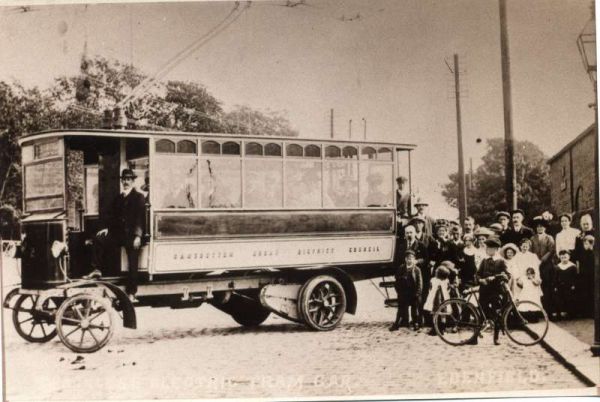 Fleet No: 2- Registration No:  - Chassis: unknown - Chassis No: unknown - Body:unknown - Seating: unknown - Introduced:  unknown - Withdrawn: unknown - Location: Edenfield - Comments: unknown Other Info: (RHS Archive Ref: 1550 - 1 of 3)
16-Transport-02-Trams and Buses-000-General
Keywords: 0