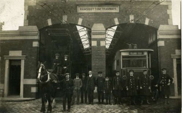 Fleet No: 4- Registration No: TB 8572 - Chassis: Railless Electric Traction - Chassis No: not known - Body:Milnes Voss - Seating: B28R - Introduced:  B28R - Withdrawn: 1913 - Location: Ramsbottom Bus Depot - Comments: 1928? Other Info: (RHS Archive Ref: 1
16-Transport-02-Trams and Buses-000-General
Keywords: 0