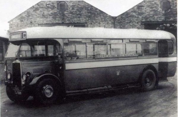 Fleet No: 11- Registration No: TJ 7026 - Chassis: Leyland LT5A - Chassis No: 3967 - Body:Roe - Seating: B36R - Introduced:  B36R - Withdrawn: 1934 - Location: Ramsbottom Bus Depot - Comments: before 1951 Other Info: Ref. A25
16-Transport-02-Trams and Buses-000-General
Keywords: 0