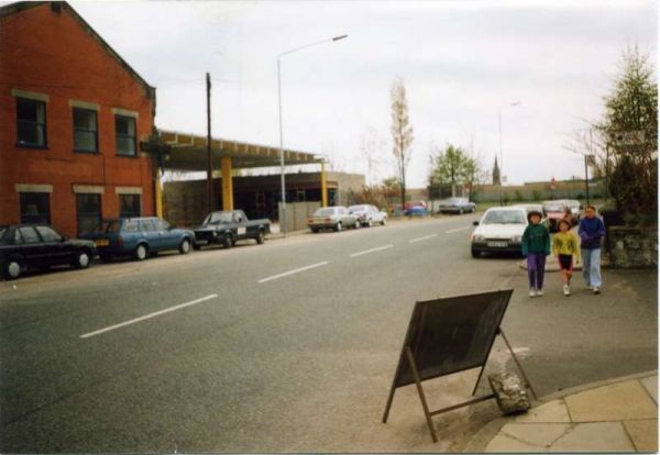 Bus Shed (depot) being demolished - Stubbins Lane 1991Bus Shed (depot) being demolished - Stubbins Lane 1991  End of an era - May 1991'. M. A. Kershaw, 47, Oaklands Rd., Edenfield (RHS Archive 1019)
16-Transport-02-Trams and Buses-000-General
Keywords: 0