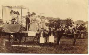 Ramsbottom Rose Queen Festival . Horse Drawn float When Summertime reigns1900 - 1910 
06-Religion-03-Churches Together-002-Rose Queens
Keywords: 1945